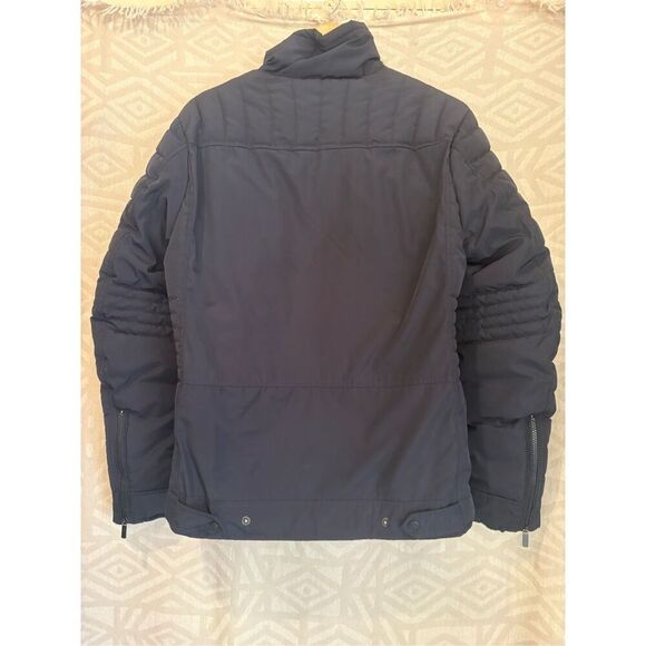 Fusalp Apres-Ski 1952 Puffer Jacket Quilted Coat‎ Navy Blue Full Zip Menswear - Picture 8 of 12